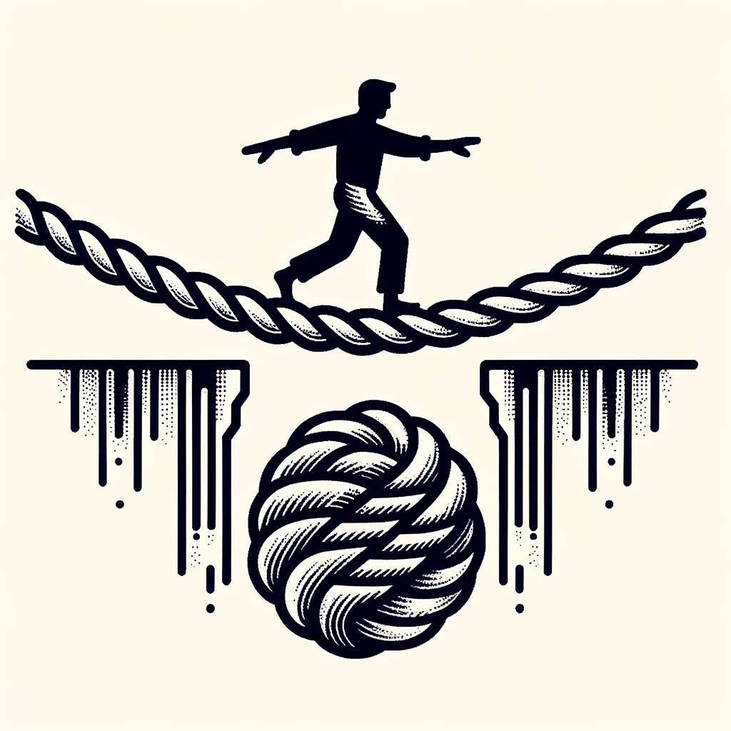 a representation of anxiety, brand mark